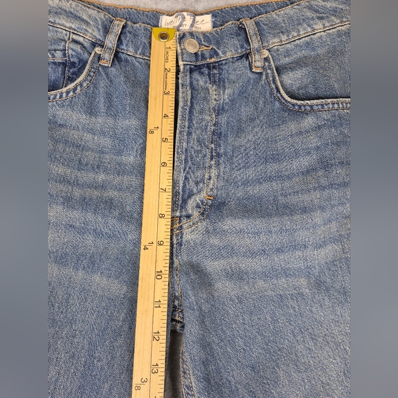 We The Free Women’s Bell Bottom Ultra Flare Jeans Button Fly Free People - Picture 10 of 12